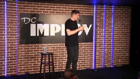 Comedian vs female Heckler. funny moment on stage comedian angry