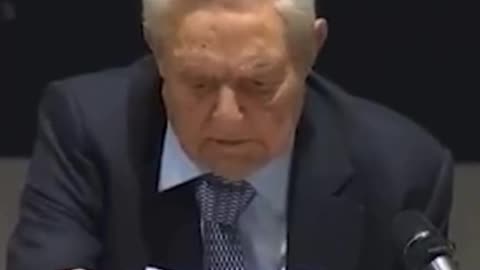 George Soros having a stroke