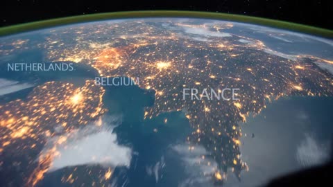 The View from Space - Earth's Countries and Coastlines