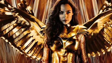 Wonder Woman 1984's New Movie Eagle Armor Photos _ Gal Gadot