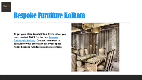 Bespoke Furniture Kolkata