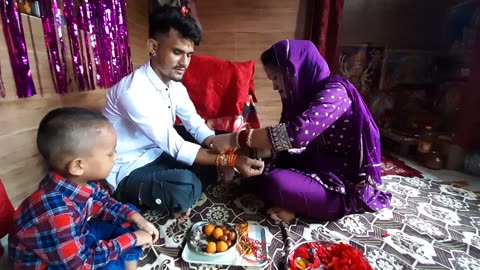 Indian Festival Rakshabandhan Sister And Brother Love Festival