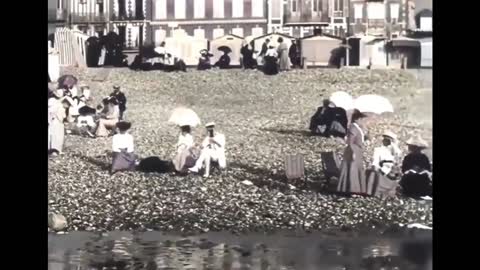 Amazing Footage. Restored Summer 1899. NORMANDY, FRANCE