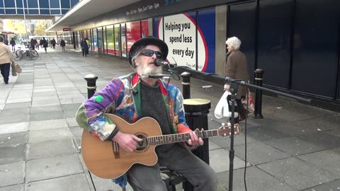 Phill De glas Music. Busking in the Ocean City 2022 Ralph McTell Style