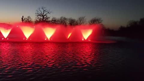 Lake Walk- Atlas Lake #6 of 7 Bryan Texas Jan 10, 2023 dusk