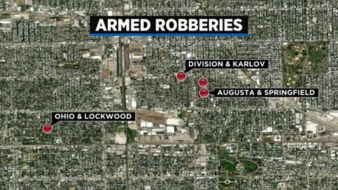 Police search for suspects in string of armed robberies on West Side