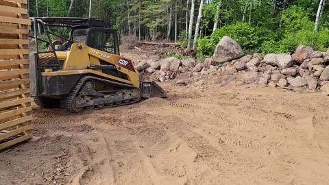 Extending the Driveway and Rock Wall