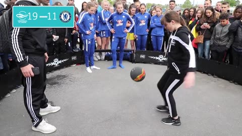 LES FILLES DE CHELSEA SONT TROP FORTES ! Mcdonald’s FOOTBALL CHALLENGE #3