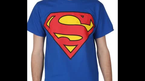 Superman Printed Forest Green Colour T Shirts