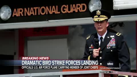 Bird strike forces emergency landing of US Air Force plane