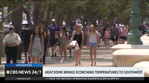 Las Vegas sets new heat record as scorching temps broil Southwest CBS News