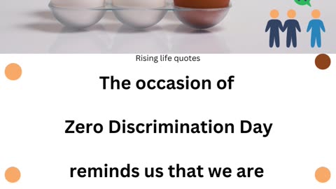 ZERO DISCRIMINATION DAY