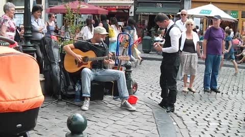 Guitar Street Performer (Belgium, Brussels)