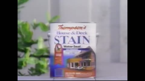 Thompson's House & Deck Wood Stain Commercial (1991)