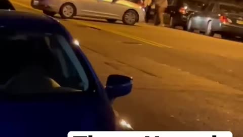 Man intentionally runs into a woman with his car. * Warning Graphic