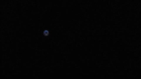 Zoom-In of A Bright Blue Star