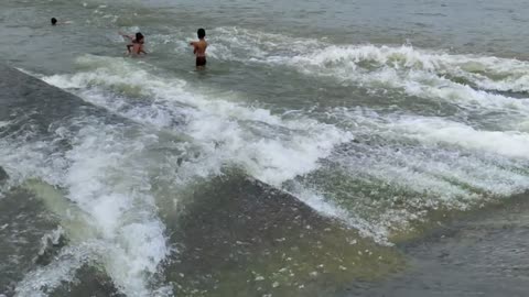 Narmada River in india