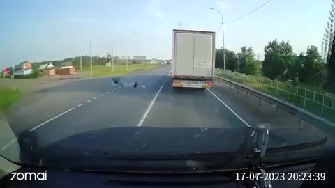 Car crash in Irkutsk region, Russia