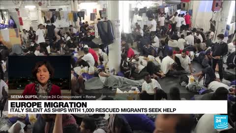 Germany urges Italy to help migrants stranded onboard NGO boats • FRANCE 24 English