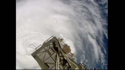 HURRICANE FRANKLIN IS SEEN FROM THE INTERNATIONAL SPACE STATION