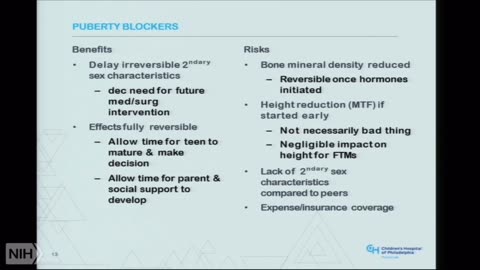 Puberty blockers are experiments dont breaking the Nurmberg conventions