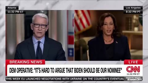 WATCH: Kamala Harris Flips Out When Asked About Calls To “Replace Biden” After Debate Disaster