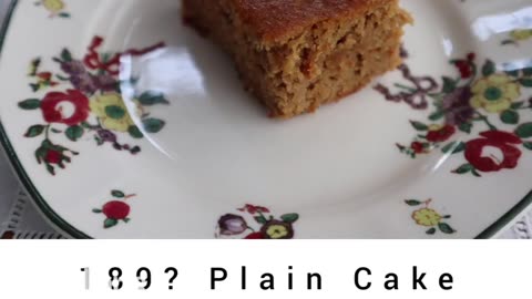 1890s Plain Cake