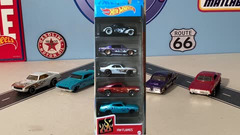 2021 Hot Wheels Flames 5 Pack