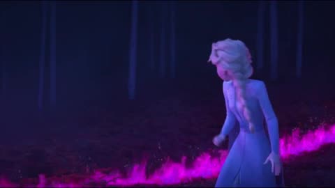 Frozen II (2019) - Fire Spirit Attack Scene