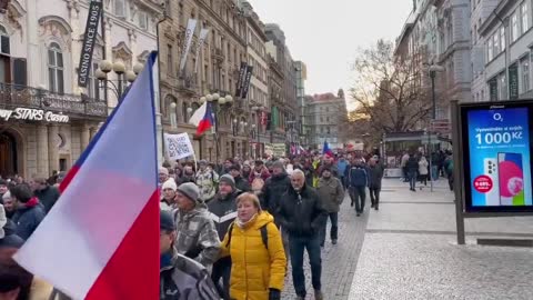 Czech Republic Marches Against Jab Mandates