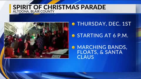 Spirit of Christmas Parade in Altoona