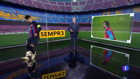 PIQUÉ-SEMPR3: El BARCELONISMO le despide en su ÚLTIMO PARTIDO en el CAMP NOU I RTVE Noticias