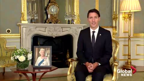 Queen Elizabeth death Trudeau signs book of condolences