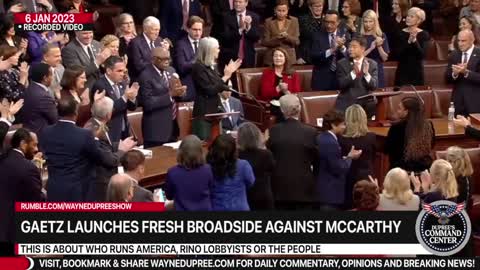 Gaetz Gets Heckled As He Launches Fresh Broadside Against McCarthy