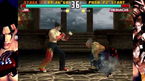 Kazuya & Jin Play TEKKEN 3 - Part