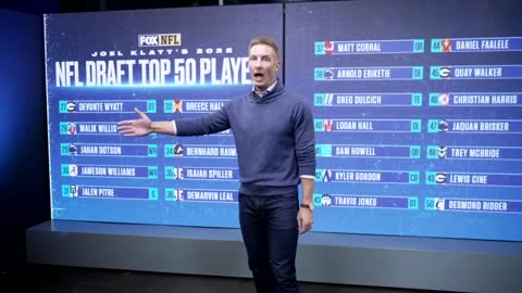 Joel Klatt's Top 50 Players in the 2022 NFL Draft