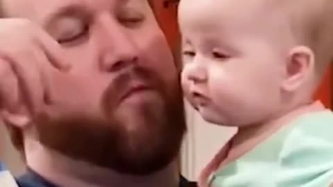 Funny Baby Eating