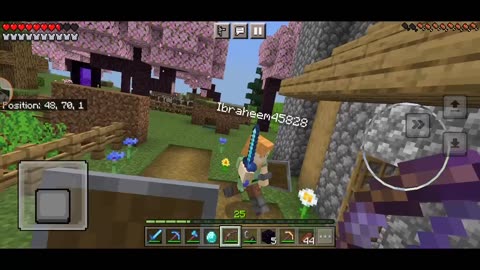 Playing Minecraft with friend