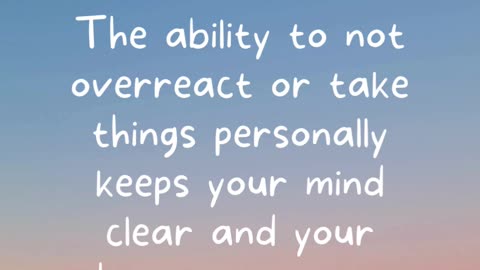 Calmness is a human SUPERPOWER