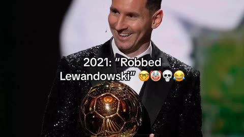 Messi robbed balon dor's?😂😂