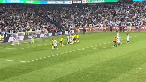 Messi Goal vs Jamaica From The Stands (Fan View)