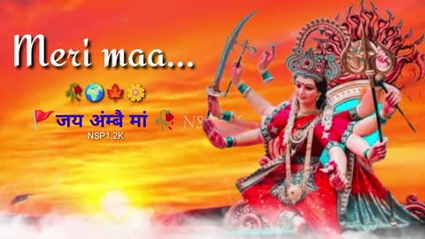 MATA RANI🍁 NEW VIDEO🧿 || माता रानी न्यू वीडियो || @#NSP1.2K🦁 || #NEW #VIDEO #JAYMATADE ||