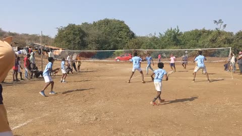 Chittoor district upcoming ball badminton player's match video