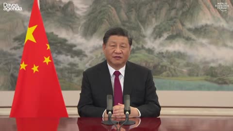 Davos Agenda 2022: Special Address by Xi Jinping, World Economic Forum, with Klaus Schwab