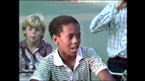 Free Range 80s Kids Playing Bicycle Tag Helmet Free (Vic's Vacant Lot, 1983)