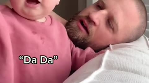 Funny videos #shorts #adorable daddy baby girls #5