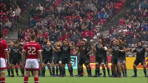 Maori All Blacks Haka at sold-out BC Place in Vancouver