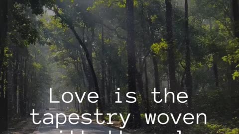 Love is the tapestry