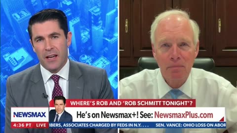 Senator Ron Johnson on Rob Schmitt Tonight 11.8.23