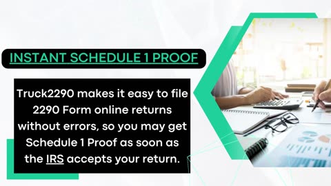 Advantages of Using Truck2290 to E-file Form 2290